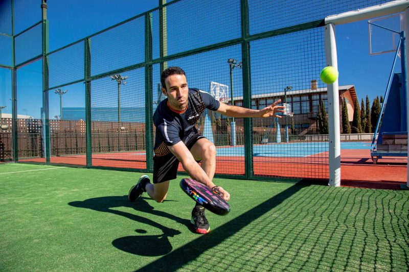 Pacific Padel - player in action