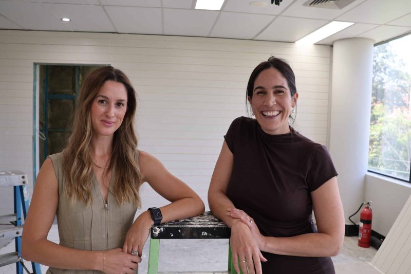 WOTSO and BubbaDesk partnership - Lauren Perret, founder of BubbaDesk (L) and Jessie Glew, CEO of WOTSO (R)
